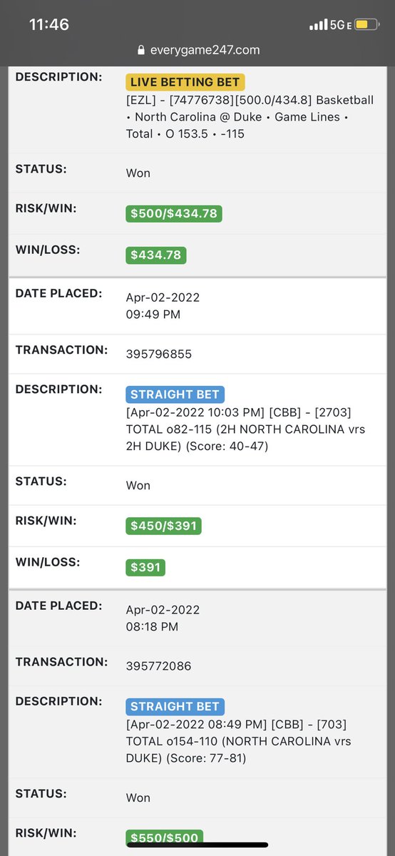 BatemanBets's tweet image. Bateman is back baby. MLB season is about to be so sweet.

o154 (-110) 10u ✅
o153.5 LIVE (-115) 10u ✅
o82 2H (-110) 9u ✅

3-0 (+29u) on the night baby!