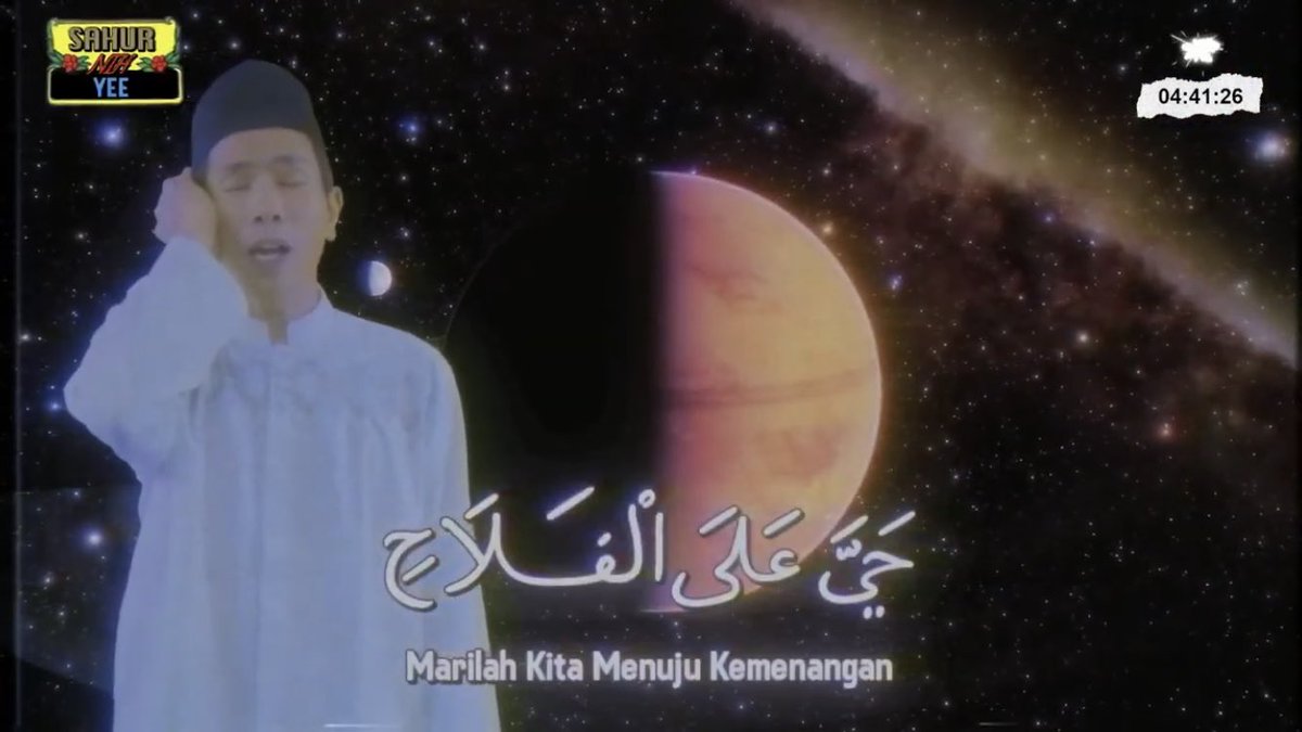 Acara sahur di TV ketar-ketir liat Vindes