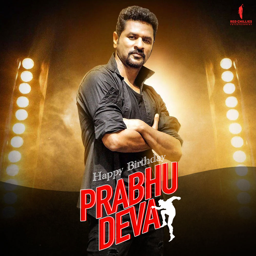 RedChilliesEnt's tweet photo. To the ICON of moves, wishing @PDdancing a birthday full of 🕺🏻🕺🏻🕺🏻🕺🏻🕺🏻🕺🏻
#HappyBirthdayPrabhuDeva
#RedChilliesEntertainment #HappyBirthday #PrabhuDeva #IconicDancer #HappyNewYear #Movie #Celebration #Party #WeekendVibes https://t.co/srugfOhez6