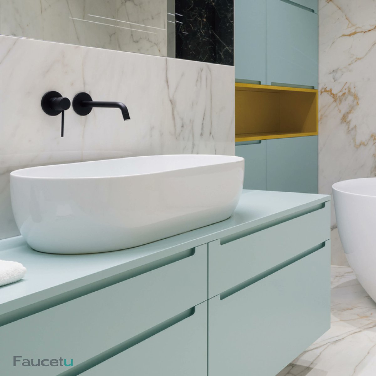 FaucetBathroom's tweet photo. Today I would like to recommend a high-value in-wall faucet to you:
1. Save space
2. Good looks
3. Easy to clean
#faucet #bathroom #Plumbing #bathroomaccessory #kitchenfaucets #gosilent #blackdesign #homedecor #kitchensinkfaucets https://t.co/0Y1PZFaG5g