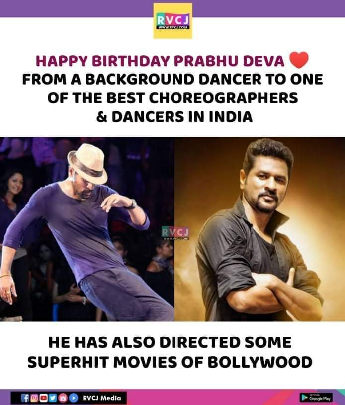 Happy Birthday Prabhu Deva!   