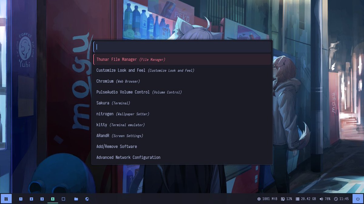 Shikikan_Neko08's tweet photo. [i3-gaps] Tokyo Night
OS : Alter Linux
WM : i3-gaps
Terminal : kitty
Font : IosevkaTerm SS01
#AlterLinux #Unixporn #LinuxRicing #LinuxRice #i3wm https://t.co/7cT9S8JuLH