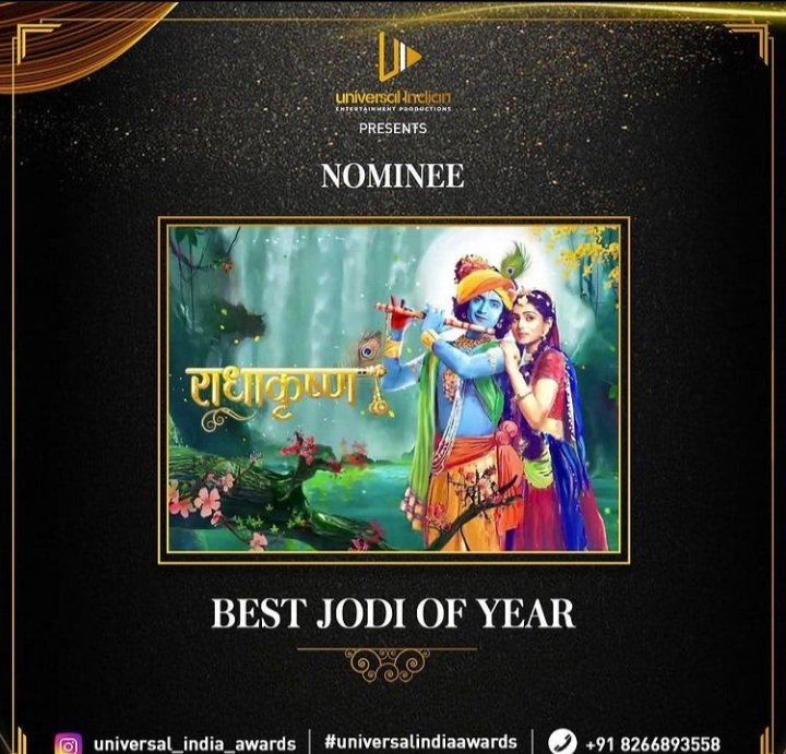 ___nur_nama__'s tweet photo. Congratulations to the unit !
For being NOMINATED
#RadhaKrishn as 
Bestshow -IIA 2022

#MallikaSingh as
Best actress -IIA 2022

#SumedhMudgalkar as
Popular actor - IIA 2022

#RadhaKrishn as
Best jodi -UIA 2022

Rooting for them &amp; 
Hoping to win!!

@Beatking_Sumedh @writerswapnil https://t.co/FlZwzSGdcz