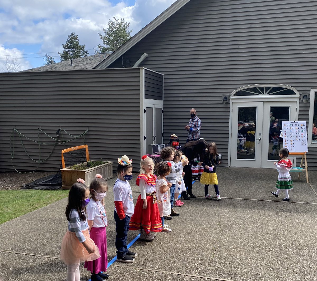 larysamarie's tweet photo. Noah had his first school performance today! This child is NEVER shy but he stood in line, straight as a board. Why can’t he be this well mannered at home😉🤪❤️🕺🏼👞@hawkchica https://t.co/McXBbHKdtC