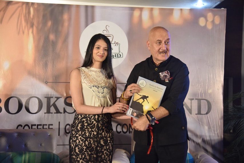 Booksenbeyond1's tweet photo. Thank q @AnupamPKher Ji for your valuable time &amp; lovely moments that we shall cherish for ever. @ALOKMITTAL_IPS It was a very privileged moment to have you with us at @Booksenbeyond1 https://t.co/bQPDZdLAWQ