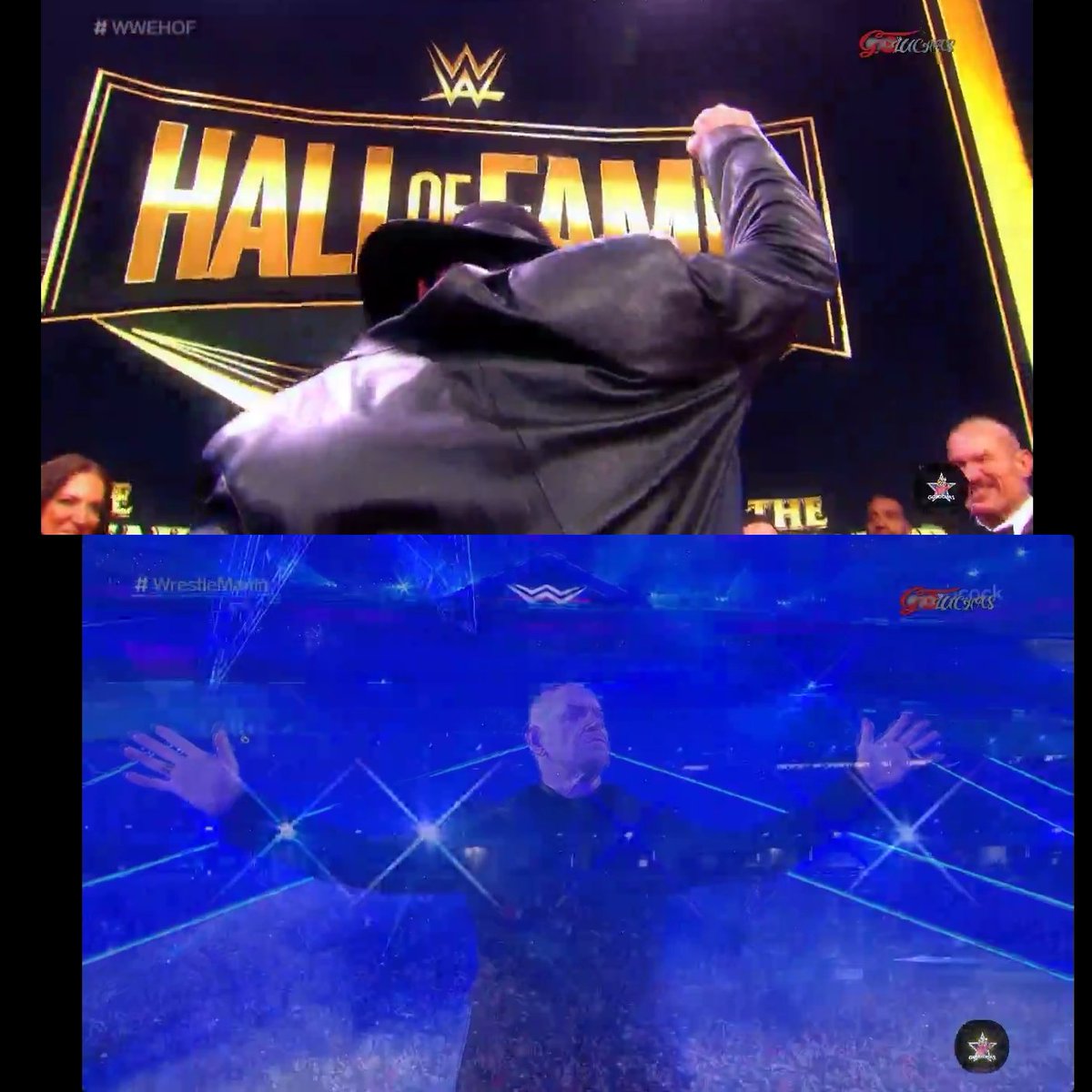Alejandro1992YT's tweet photo. Thank you very much for all those Historical Moments that you have given us and Today Being a Member of the Hall of Fame in @WWE the first time I saw you in WM23 until WM36. #ThankYouTaker #DeadmanForever #WrestleMania 👏🏽✊🏽😢 https://t.co/wKzP25k1JX