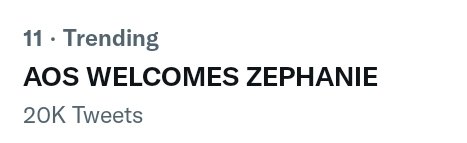 zeverglow_'s tweet photo. Ayan naaa! Happy 20k tweets! Grabe po! We love you, and we’re soooo happy na makita kang nakapagperform ulit on stage, @imzephanie! 

AOS WELCOMES ZEPHANIE
#AOSApirApril | @imzephanie @zephanaticsofc @AllOutSundays7 https://t.co/BnM30xsI8F