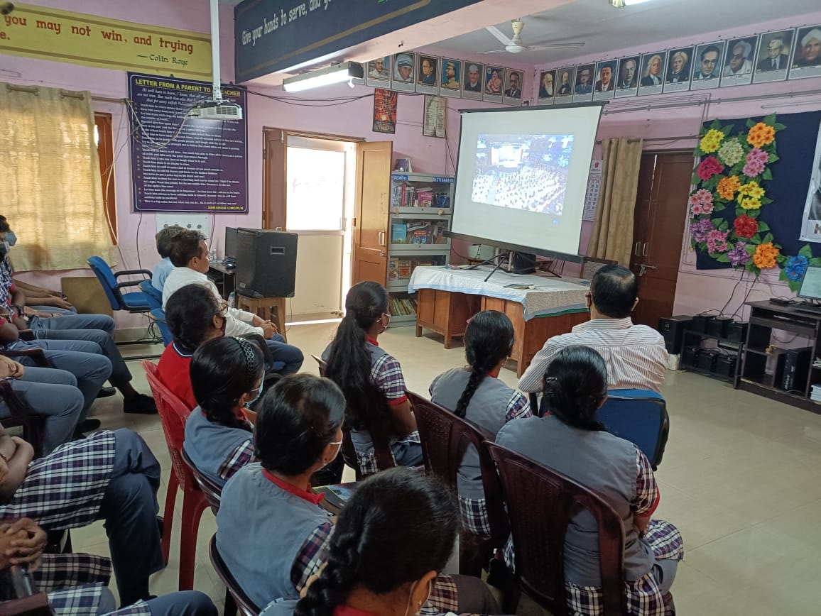 kv2svn's tweet photo. Kendriya Vidyalaya No.2 SriVijaya Nagar Staff &amp; Students Watching #PPC https://t.co/bpFIZim8dM