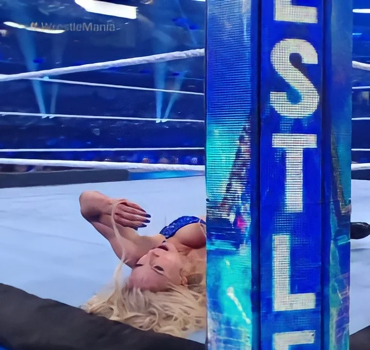 LadyViceVenom's tweet photo. #WM38 #WrestleMania38 #WrestleMania  
Charlotte Flair Nip Slip 1 &amp; 2 https://t.co/9RagdChBzb