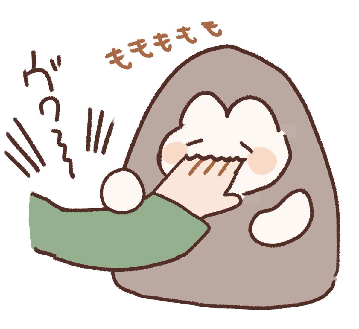 @kaikai_naka 咬むときは咬むよ、たけのこねこも 