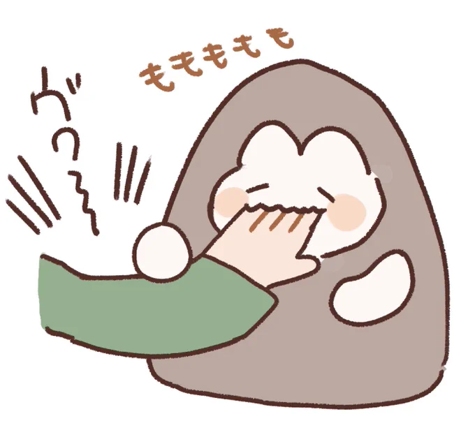@kaikai_naka 咬むときは咬むよ、たけのこねこも 