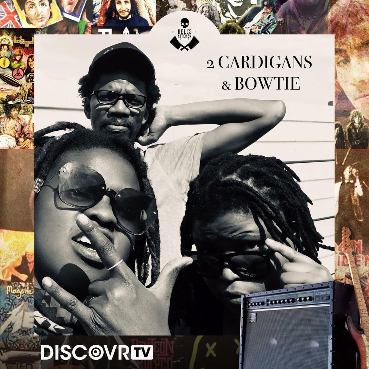 2cardiganssa's tweet photo. Catch us live @DiscovrTVSA  3 pm from #hellskitchenmelville 📍Free Entry #thecooligans #2CandB https://t.co/SURJ77GPCo
