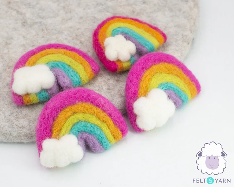 feltnyarn's tweet photo. Bring more colors to your crafty projects from our felted rainbows! โจ๐
Available in various designs and 99+ color options.
โก๏ธ https://t.co/stFOVB1cvQ
#felted #feltcraft #feltandyarn https://t.co/icQaB41Ckb