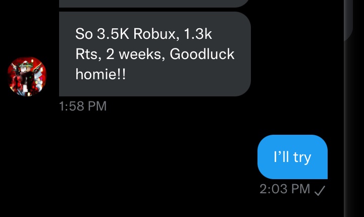 PurpleX_Empire's tweet photo. Help me guys :)
#rtd #robuxgiveaway #roblox #robux https://t.co/lT9hlCIZiP