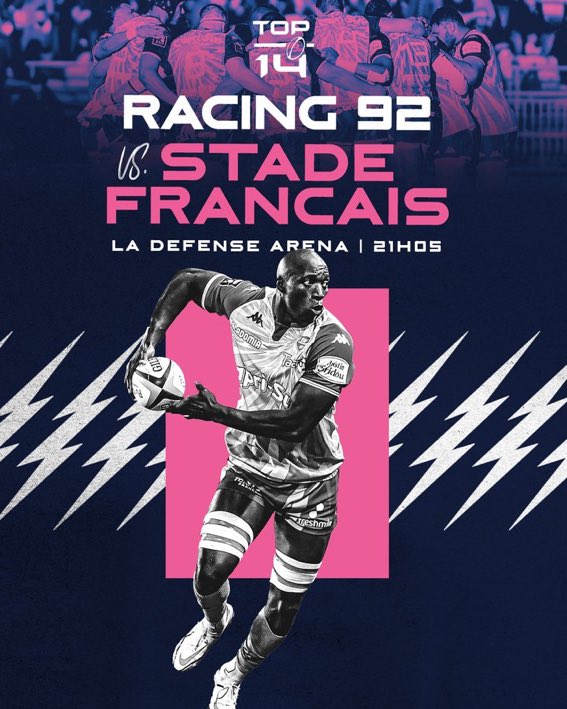FredGoodson's tweet photo. #R92SFP GO GO GO @SFParisRugby #Pinkisbeautiful https://t.co/KR4b8penDb