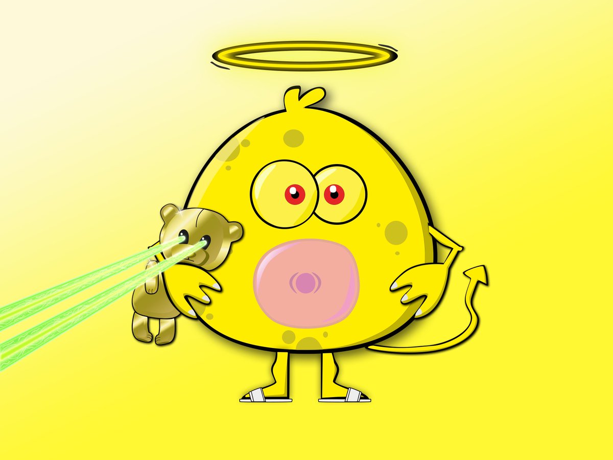 One of our rarest traits ( gold teddy ). His cool what should we name him? Best answer get a WL spot!