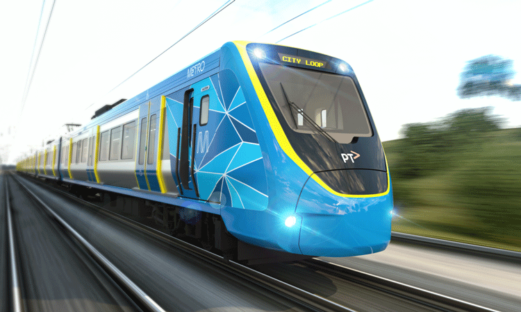 SaveATrain's tweet photo. Shining star - https://t.co/NJeUtcOKHi #alstom #xtrapolis #melbourne #railnetwork #trains #australia #victoria #departmentoftransport #localrail #railcar https://t.co/PUYTXoa1bL