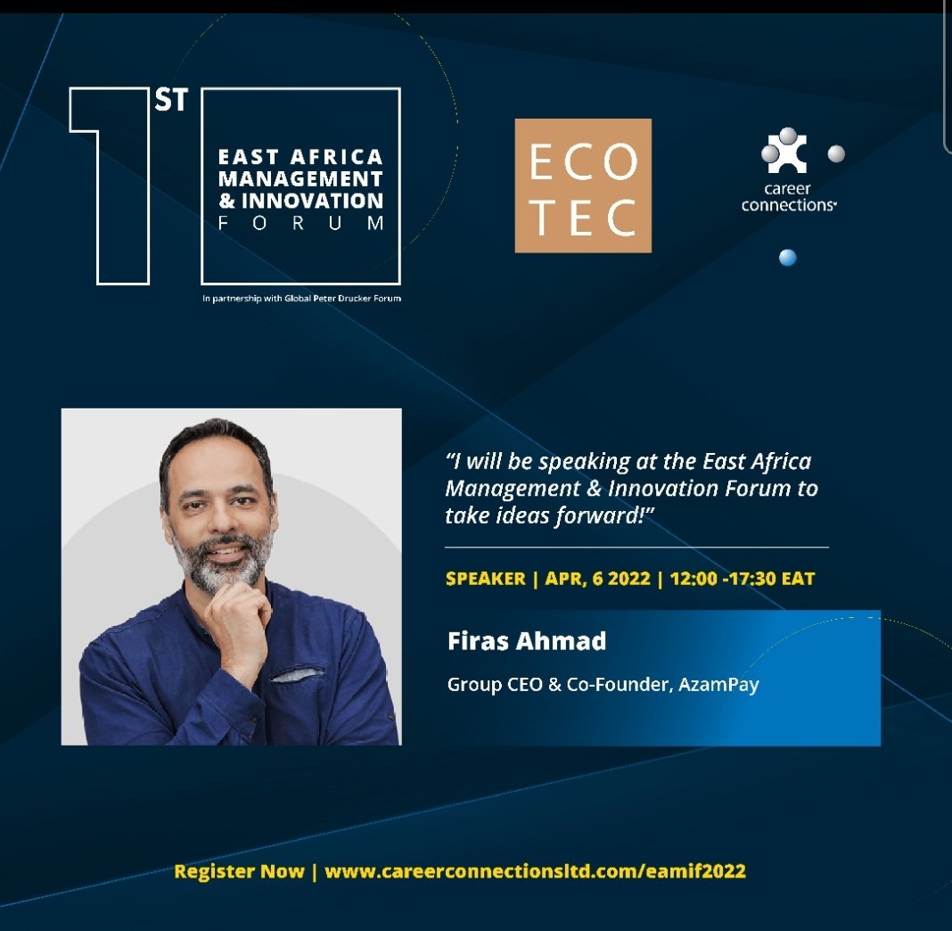 ahmadfirask's tweet photo. Will be speaking at the #EAMIF virtual conference with @SamoraKariuki, Gina Lodge and Tendayi Viki this week registration and agenda at the following link: https://t.co/Dru1XjyHzE https://t.co/IEUopOHMxo