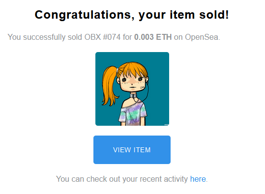 OBX #⃣0⃣7⃣4⃣ is sold.
Thank you . <a href="/piratebootygal/">PiratesBootyGallery</a> that you still value my work Even though I myself get a little choppy at times.

This collection is already finished. You can see them right here.
opensea.io/collection/obx…