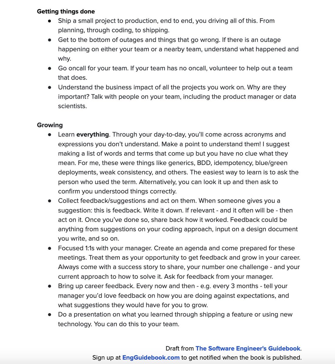 The Software Engineer’s Guidebook tweet media
