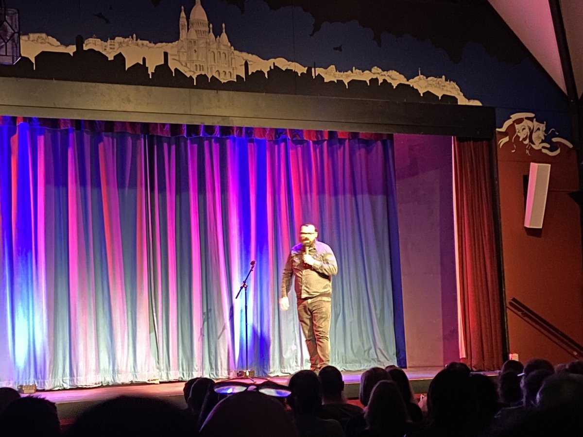Thank you people of @SaltburnTheatre @bigmouthnorth for being bloody marvellous. 👏🙏❤️ And thanks to @jarredchristmas and @EddyBrimson for being so supportive this weekend, two lovely gentlemen 🙏 #comedy #comedyclub #comedyshow #saltburn #knockembandi