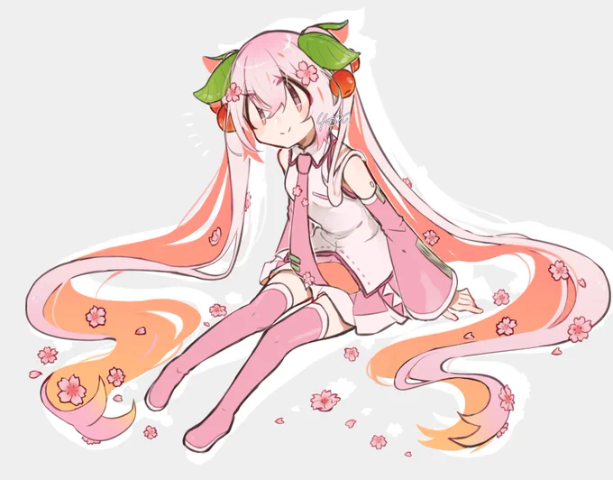 きつねの子さんのお座りする桜ミクさん!🌸色合いが素敵ですね、妖精さんのようにちょこんと座る姿もとても可愛いです!(≧∇≦)💕
【https://t.co/zjFQHdgbwo】 #piapro #初音ミク #桜ミク 