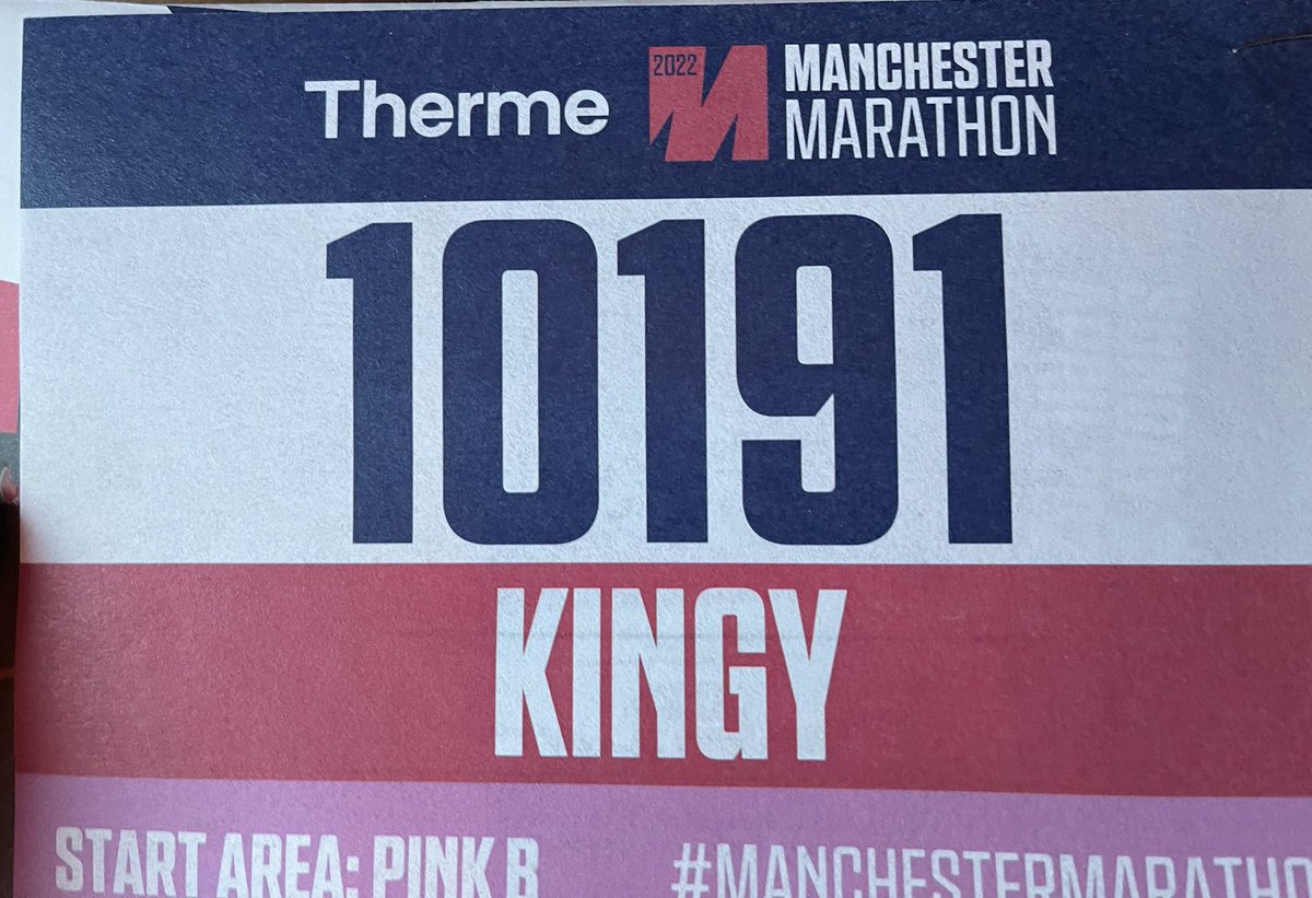 lozzoking's tweet photo. Good Luck Paul King in the Manchester Marathon today #manchestermarathon https://t.co/zWq5S1NamA