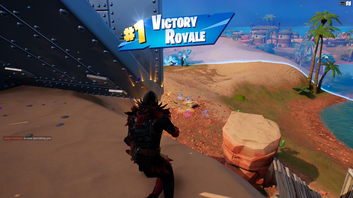 rustfiber's tweet image. #PS5Share, #Fortnite Finally finally got my first solo win