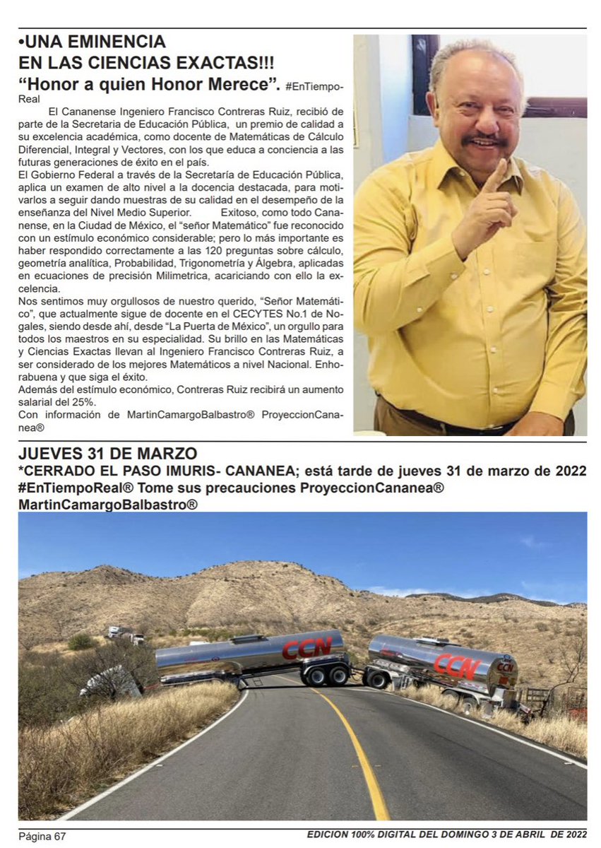 Proyeccion Cananea tweet media