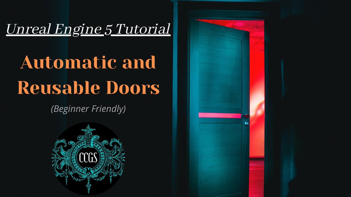 CCGSProductions's tweet photo. i've noticed that #unrealengine tutorials about locked doors tend to make individual locked doors and keys instead of making one BP that's reusable... anywhere you can cut down on retreading old ground is good me thinks. uploading now #ue4 #ue5 #madewithunreal #unrealengine5 https://t.co/w22yGf9IAJ