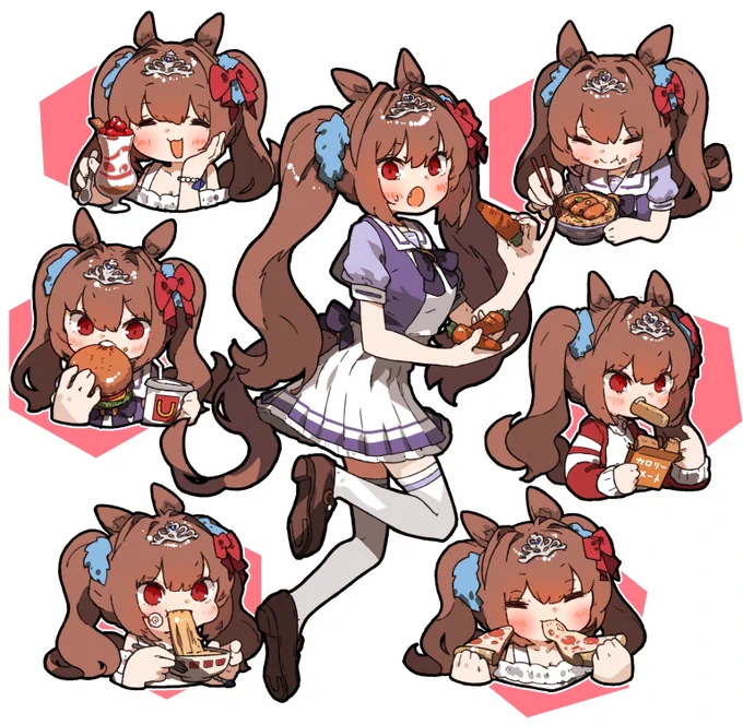 育ち盛りのダスカちゃん
#ウマ娘 
