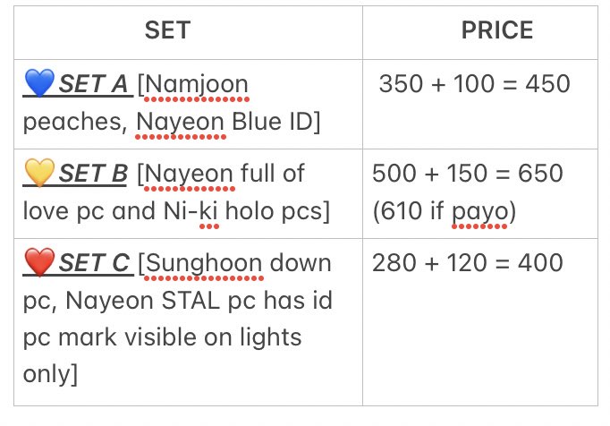 raec4rt's tweet photo. [ #tinderae ] 

- see the 2nd photo for price + lsf
- selling as sets only can look for kahati
- can ship to diff. Address 
- GCASH 
- Direct J&amp;T only
- PAYO or 2 day reservations 
- I’ll ship them out after our midterm exam

rfs: need funds🥹

[ rt are highly appreciated] https://t.co/hBzXtg97bl