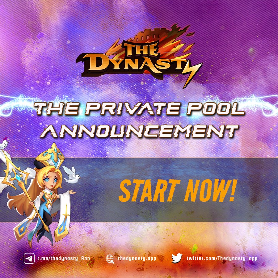 ❌❌❌ STARTS NOW ❌❌❌

📣 THE DYNASTY OFFICIALLY LAUNCHED ON METAMATE🚀 

🌟PRIVATE POOL PRESALE🌟
⏳13:00 UTC | 11 April
🔹Private pool price: $0,0075
🔸Listing price: $0,01
🔹 Link to join: bit.ly/MetaMate_Priva…
