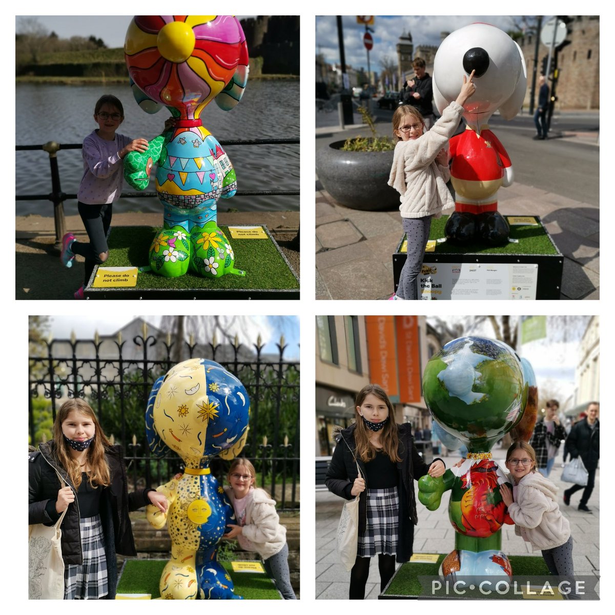Gashy76's tweet photo. @ADogsTrail We have started our Snoopy Trail and found some fantastic Snoopys. Hoping to find them all by the end of the Easter Holidays. #Dogstrail #Snoopy https://t.co/z1cFcNBI8I