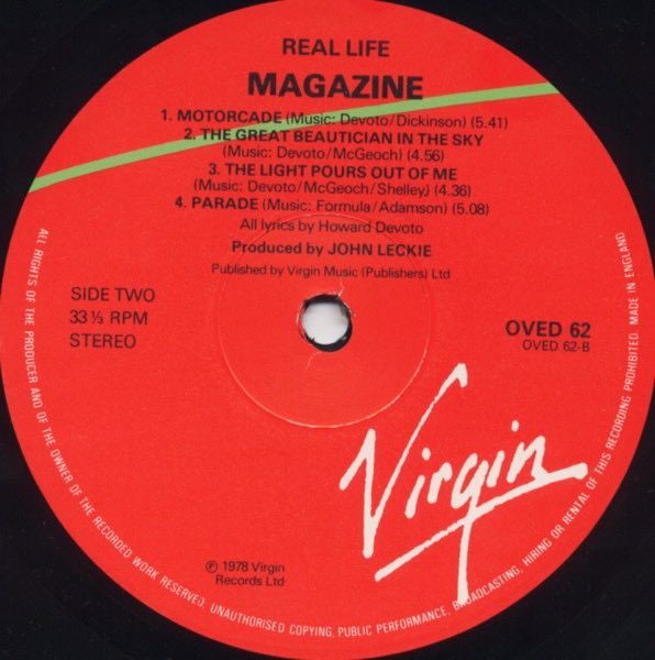 NeilMullens's tweet photo. The first album I ever bought.
Magazine
Real Life
1978
#Magazine #HowardDevoto #BarryAdamson #JohnMcGeoch #DaveFormula https://t.co/hniIteqgYk