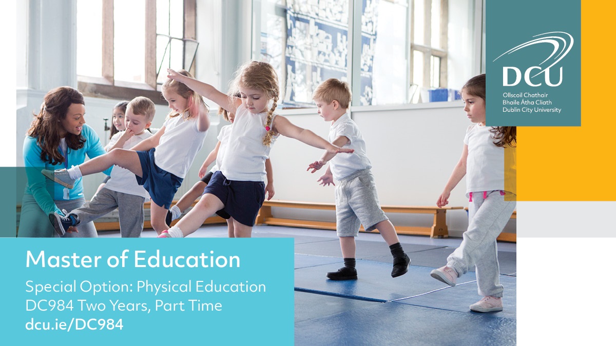 DCU Institute of Education (@dcu_ioe) on Twitter photo Would you like to develop your expertise in primary physical education? Students of the MEd (Special Option PE) explore a range of cutting-edge modules embracing theory and practice and undertake a masters dissertation. Applications are now open. dcu.ie/DC984 <a href="/DCU/">Dublin City University</a> Would you like to develop your expertise in primary physical education? Students of the MEd (Special Option PE) explore a range of cutting-edge modules embracing theory and practice and undertake a masters dissertation. Applications are now open. dcu.ie/DC984 <a href="/DCU/">Dublin City University</a>