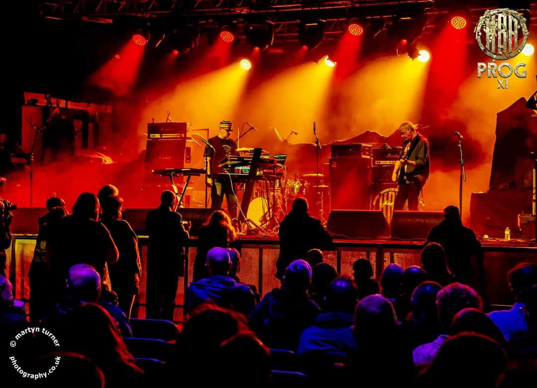 MonkeyTrial's tweet photo. Excellent shot by Martin Turner Photography of @MonkeyTrial on stage at @O2AcademySheff for the @HRHProgFestival XI #monkeytrialband #prog #electronica #psybient https://t.co/YXwu0kgS7q