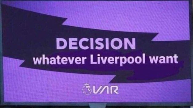 amit_mavar's tweet photo. @SkySportsPL LiVARpool 🥴 https://t.co/XG6hKKBzkW