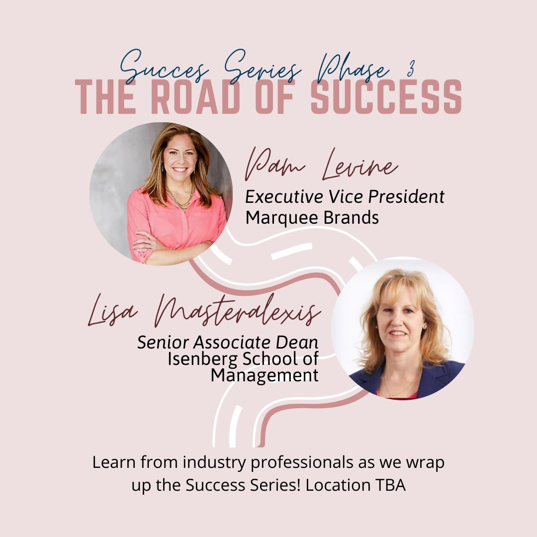 WISMUMASS's tweet photo. Thursday, April 14 @ 6:00PM

Our final phase of the success series is this Thursday at 6PM in Isenberg. This phase is centered around The Road of Success, where we hear from industry professionals and the paths they have taken. We hope to see you there as we wrap up the Success. https://t.co/TMCxyrxXF6