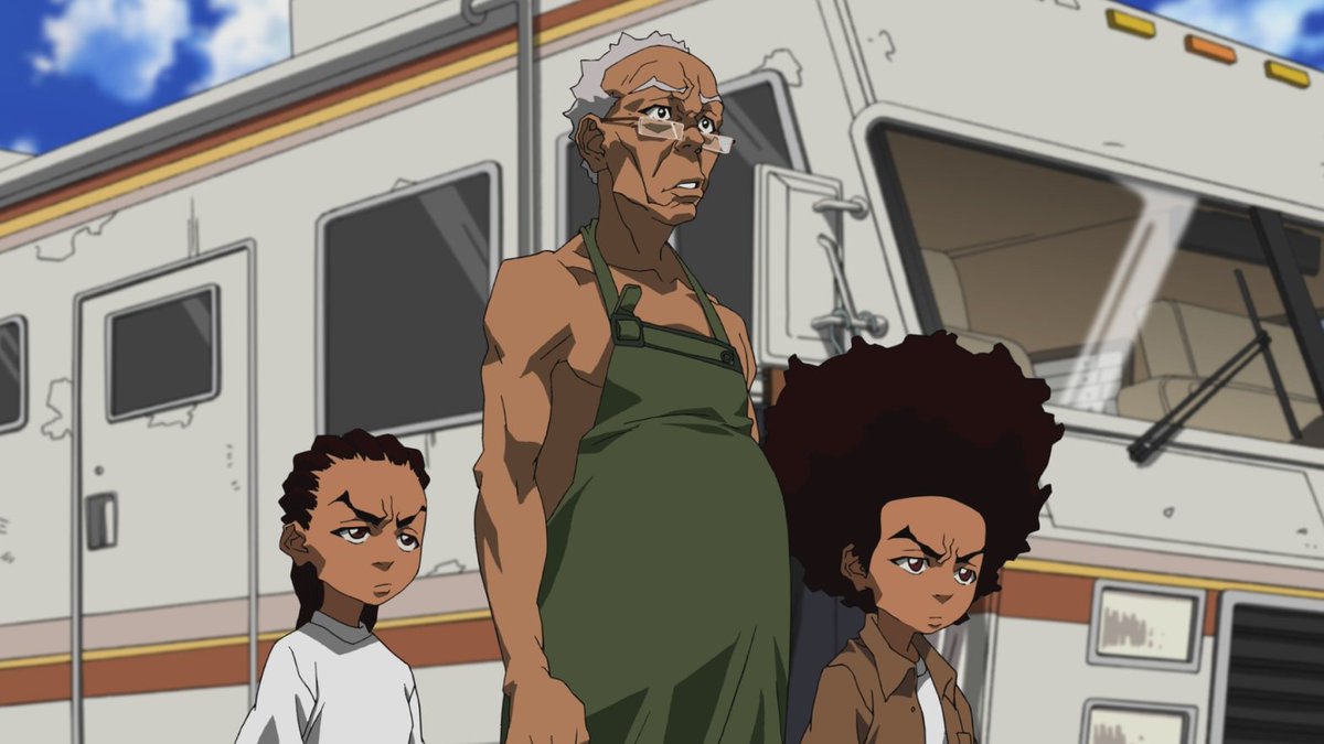 Hyconiqmag_'s tweet photo. [THREAD] : THE BOONDOCKS :
Le miroir de la culture afro-américaine https://t.co/iYGO9iK0g1