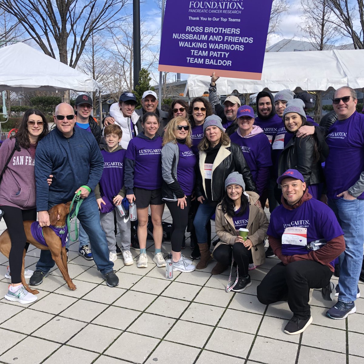 AlexZPaladino's tweet photo. Proud to be a Top Team fundraising for research in Patty Hentschel's memory ππto help turn #pancreaticancer into a curable disease with @lustgartenfdn #PCWalk 2022 https://t.co/Zdyr0udLgR