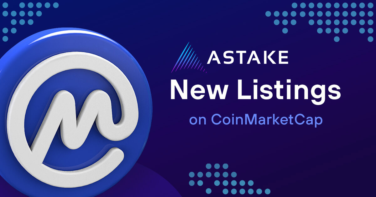 astake_finance's tweet photo. Thank for @CoinMarketCap listed $ASTAKE!
https://t.co/4PnSD69QNH

#Astake #Coinmarketcap #Defi #BSCAlert #Binance https://t.co/l1TCW9Dwoc