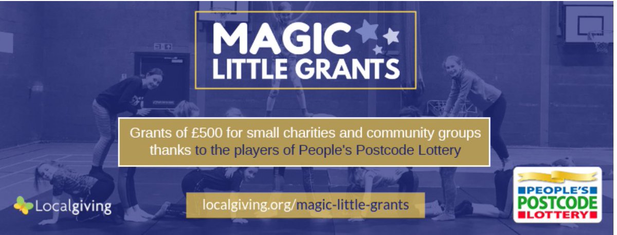 YouthLinkScot's tweet photo. 📣 @Localgiving is partnering with 6 funding trusts from the @PostcodeLottery to offer local charities &amp; community groups the opportunity to apply for one-off small grants of £500.

👇 Find out more here:
https://t.co/4TIcza576A https://t.co/WHwqIQTGDH