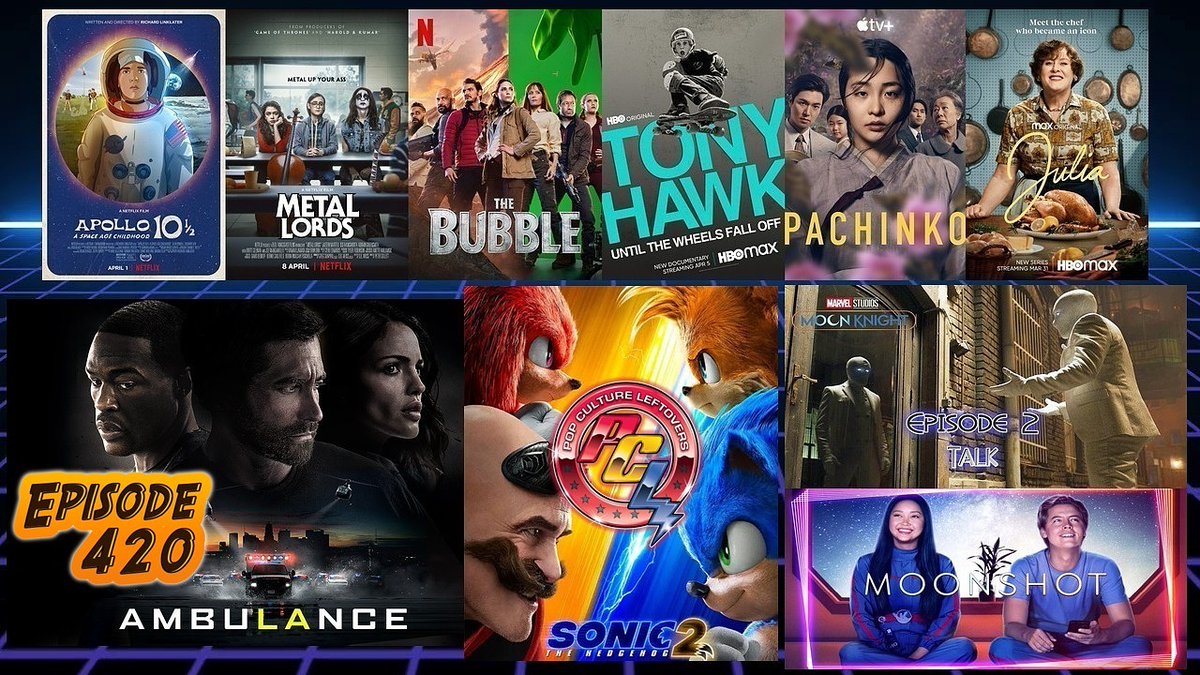 PCLeftovers's tweet photo. #PODCAST 420
#MARVEL #MoonKnight Ep 2
MOVIES #Sonic 2 #AmbulanceMovie #MOONSHOT #TonyHawkUntilTheWheelsFallOff #MetalLords #TheBubbleNetflix
TV #JuliaHBO #Pachinko #OldEnough
LISTEN HERE https://t.co/fgmzBzyzIO or #ApplePodcasts #SPOTIFY
#PodernFamily #PodNation #PodcastHQ https://t.co/2NOVERbmGI