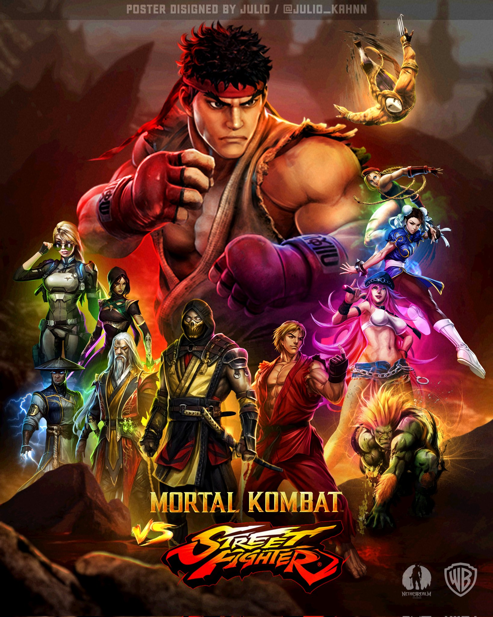 Julio Kahn マドルガダ on X: Mortal kombat VS Street fighter