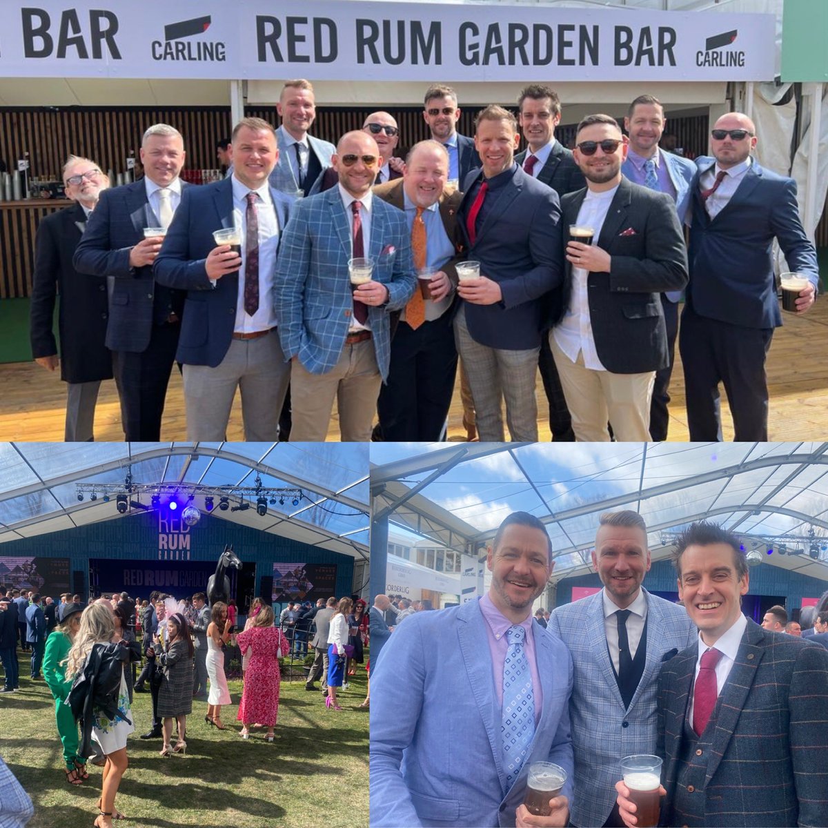 smallaj's tweet image. A delightful day at the races! 🏇