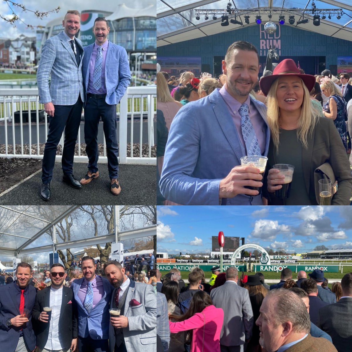 smallaj's tweet image. A delightful day at the races! 🏇