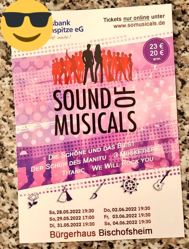 CaroSee's tweet photo. Zeit zum Tickets kaufen. Unsere probenzeit geht langsam in die heiße Phase. Wir freuen uns auf euch  #singing #music #musicals #liveconcerts https://t.co/bUPYvDMY4G