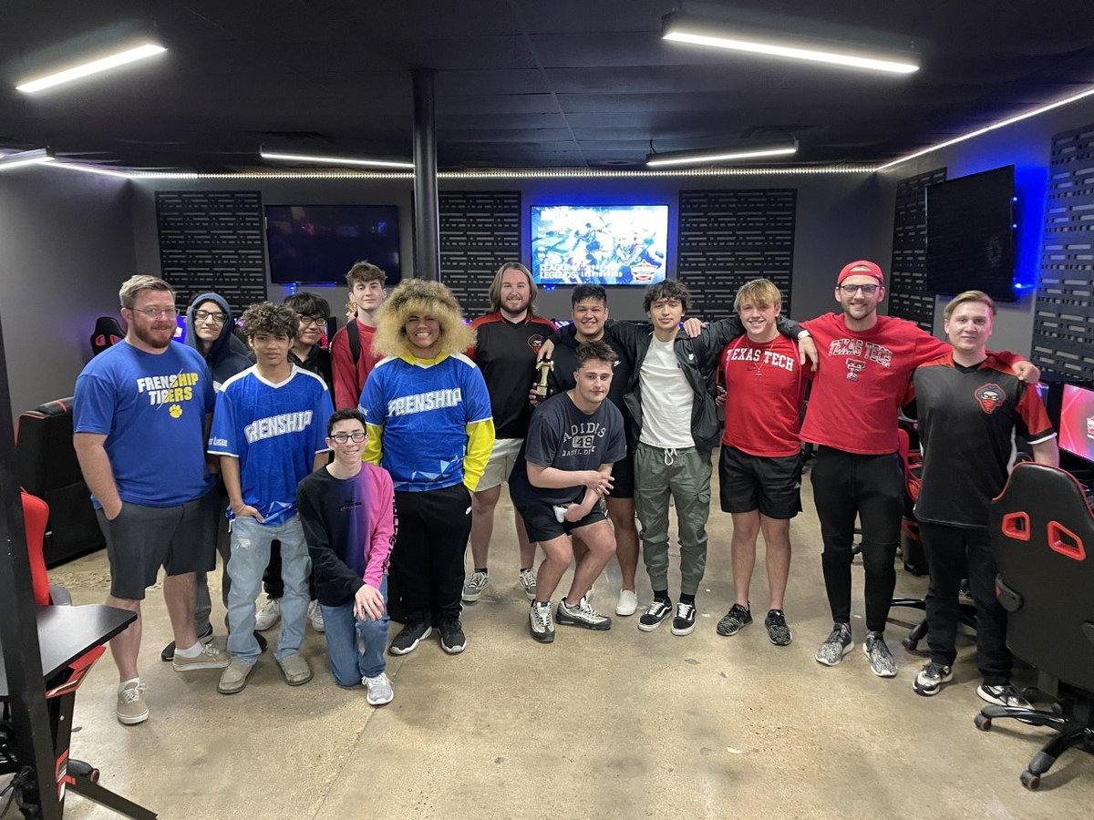 FrenshipHS's tweet photo. On Saturday, Texas Tech Esports held their 24 hour stream to fundraiser for Extra Life which benefits UMC.  They invited Frenship rocket league to a tournament and Frenship came in second!  Everyone has a great time competing and gaming for a good cause. https://t.co/c3DK4O9r3l