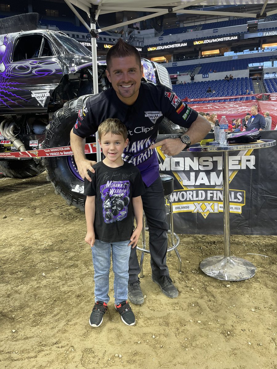 Just <a href="/BryceKenny/">Bryce Kenny</a>  making a little boys day! #monsterjam #indianapolis